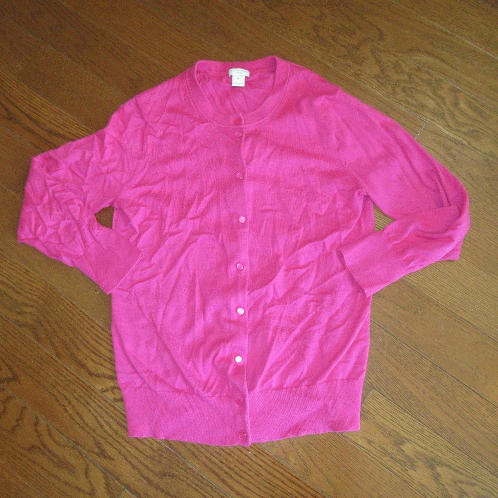 J. Crew Factory The Claire Cardigan - Size Medium - Pink